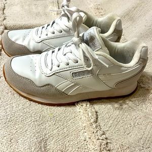 Reebok galaxy Y3 white tennis shoes. Worn only a handful of times.